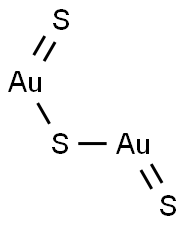 硫化金,1303-61-3,结构式