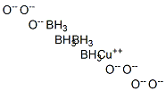 tetraboron copper heptaoxide Struktur