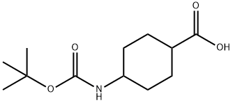 4-(BOC-AMINO)CYCLOHEXANECARBOXYLIC ACID Struktur