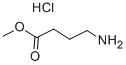 4-アミノ酪酸メチル塩酸塩 化学構造式