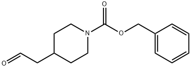 4-(2-OXO-ETHYL)-PIPERIDINE-1-CARBOXYLIC ACID BENZYL ESTER 化学構造式