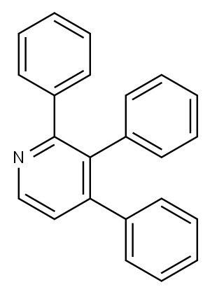 2,3,4-トリフェニルピリジン 化学構造式