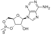 adenosine 3',5'-cyclic methylphosphonothioate Structure