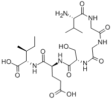 C-REACTIVE PROTEIN FRAGMENT 77-82, 130349-01-8, 结构式