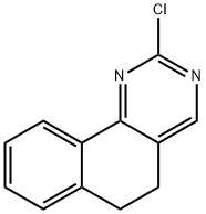 2-Chloro-5,6-dihydrobenzo[h]quinazoline Struktur