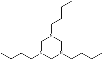 1,3,5-トリブチル-1,3,5-トリアジナン 化学構造式