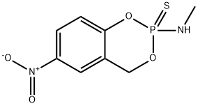 N-Methyl-6-nitro-4H-1,3,2-benzodioxaphosphorin-2-amine 2-sulfide 2-sulfide Structure