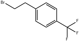 1-(2-ブロモエチル)-4-(トリフルオロメチル)ベンゼン 化学構造式
