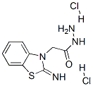 2-(2-iminobenzothiazol-3-yl)acetohydrazide dihydrochloride Structure
