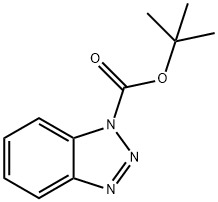 1-叔丁氧羰基苯并三唑,130384-98-4,结构式