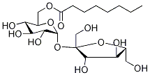 B-D-呋喃果糖基Α-D-吡喃葡萄糖苷6-辛酸酯, 13039-39-9, 结构式