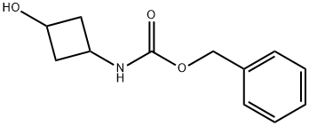 (3-Hydroxy-cyclobutyl)-carbamic acid benzyl ester Struktur