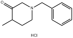 1-Benzyl-4-methyl-piperidin-3-one hydrochloride Struktur