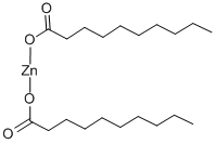 ビス(デカン酸)亜鉛 化学構造式