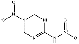 1,4,5,6-Tetrahydro-N,5-dinitro-1,3,5-triazin-2-amine Structure