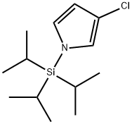 3-Chloro-1-[tris(1-methylethyl)silyl]-1H-pyrrole, 130408-83-2, 结构式