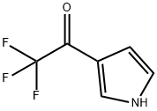 2,2,2-トリフルオロ-1-(1H-ピロール-3-イル)-1-エタノン 化学構造式