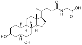 甘氨猪去氧胆酸, 13042-33-6, 结构式