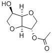 异山梨醇-2-醋酸酯 结构式
