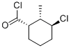 Cyclohexanecarbonyl chloride, 3-chloro-2-methyl-, (1alpha,2alpha,3beta)- (9CI) Structure