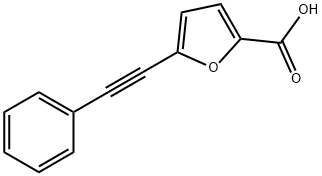5-(2-苯基乙-1-炔基)-2-呋喃甲酸, 130423-83-5, 结构式