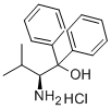 (S)- 2-氨基-3-甲基-1,1-二苯基-1-丁醇盐酸盐, 130432-39-2, 结构式