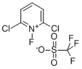 1-氟-2,6-二氯吡啶三氟甲磺酸盐, 130433-68-0, 结构式