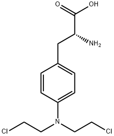美法仑D-异构体, 13045-94-8, 结构式