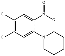 1-(4,5-DICHLORO-2-NITROPHENYL)PIPERIDINE 化学構造式