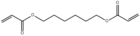1,6-ビス(アクリロイルオキシ)ヘキサン 化学構造式