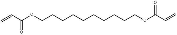 1,4-癸二醇二丙烯酸酯(含稳定剂甲氧基氢醌), 13048-34-5, 结构式