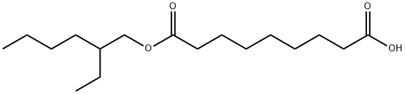 Nonanedioic acid, Mono(2-ethylhexyl) ester Structure