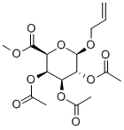 METHYL-(ALLYL 2,3,4-TETRA-O-ACETYL-BETA-D-GALACTOPYRANOSID)URONATE Structure