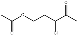 2-chloro-3-oxopentyl acetate  Structure