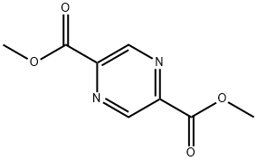 ピラジン-2,5-ニカルボン酸ジメチル 化学構造式