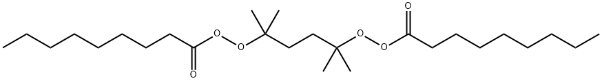 1,1,4,4-tetramethyltetramethylene peroxynonanoate Struktur