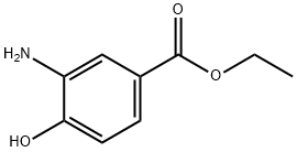 3-アミノ-4-ヒドロキシ安息香酸エチル 化学構造式