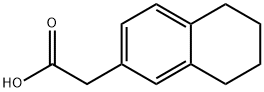 5,6,7,8-四氢萘-2-乙酸, 13052-99-8, 结构式