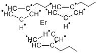 トリス(イソプロピルシクロペンタジエニル)エルビウム 化学構造式