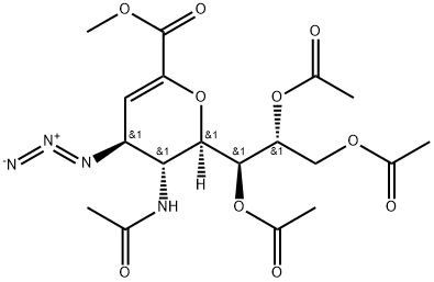 4-アジド-2,4-ジデオキシ-2,3-ジデヒドロ-7-O,8-O,9-O,N-テトラアセチル-α-ノイラミン酸メチル