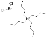 テトラブチルアンモニウムジクロロブロミド 化学構造式