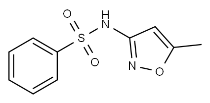 N-(5-methyl-3-isoxazolyl)benzenesulfonamide Structure