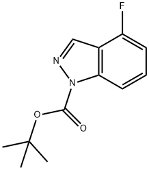 1-Boc-4-fluoro-1H-indazole Structure