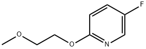 5-氟-2-(2-甲氧基乙氧基)吡啶, 1305322-91-1, 结构式