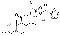 (16Α)-21-氯-17-[(2-呋喃基羰基)氧基]-16-甲基孕甾-1,4-二烯-3,11,20-三酮, 1305334-31-9, 结构式