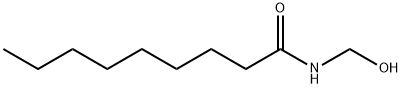 N-(HYDROXYMETHYL)NONANAMIDE Structure