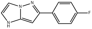 6-(4-Fluorophenyl)-1H-imidazo(1,2-b)pyrazole Structure