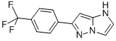 6-(4(Trifluoromethyl)phenyl)imidazo(1,2-b)pyrazole Structure