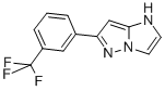 6-(3(Trifluoromethyl)phenyl)imidazo(1,2-b)pyrazole Structure