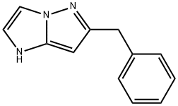 6-(Phenylmethyl)-1H-imidazo(1,2-b)pyrazole Struktur